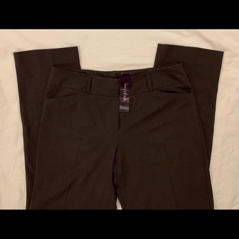 Long Tall Sally Brown Trousers - Size 8 Tall